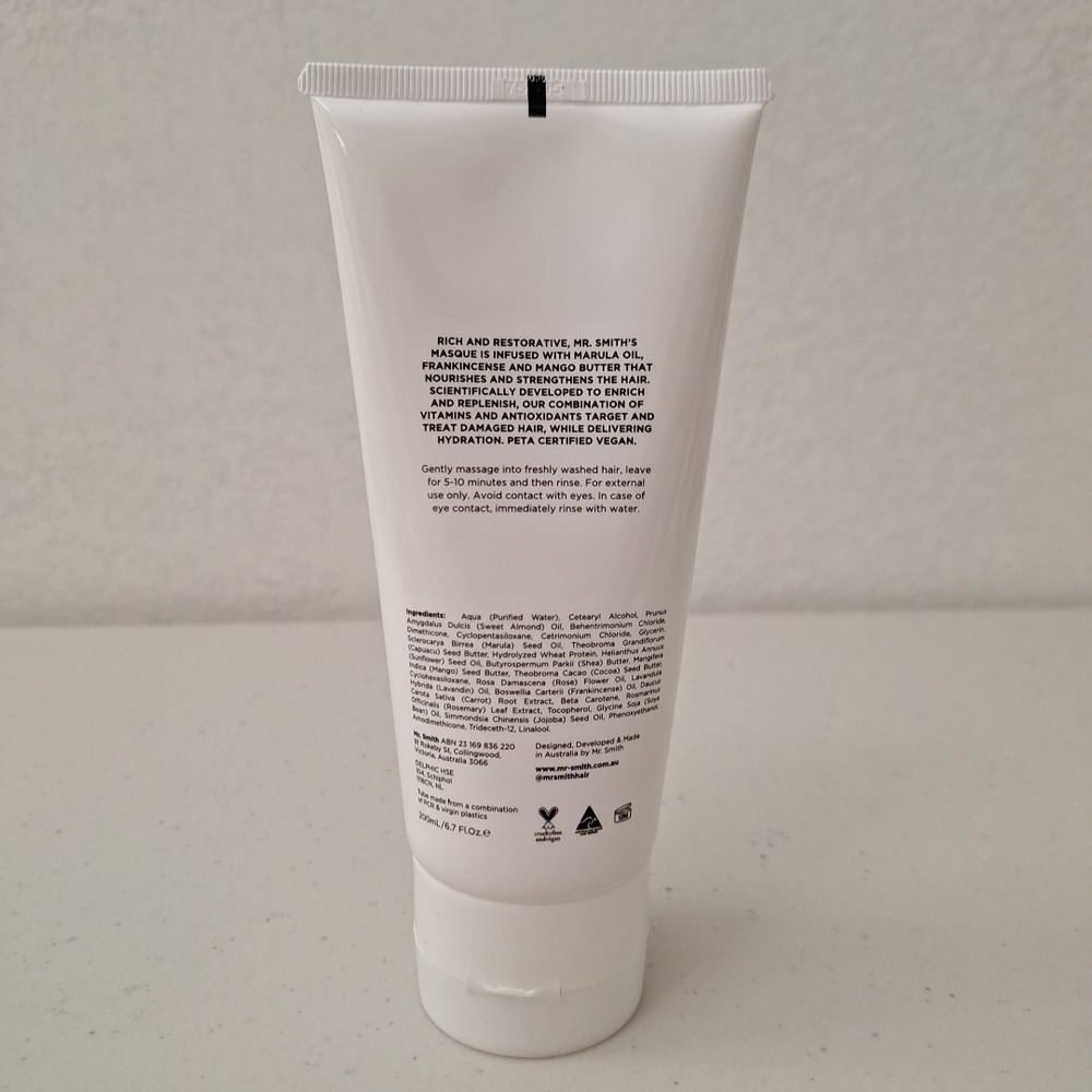 MR SMITH Luxury Masque Made In AUSTRALIA Full Size 6.7 fl oz 200 ml NEW SEALED - Picture 7 of 10